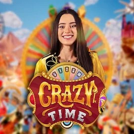 Crazy Time logo by Evolution Casinacho Casino