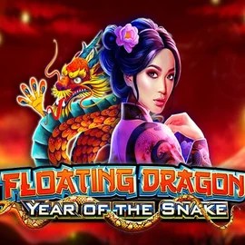 Floating Dragon Year of the Snake logo by Pragmatic Play at Casinacho Casino