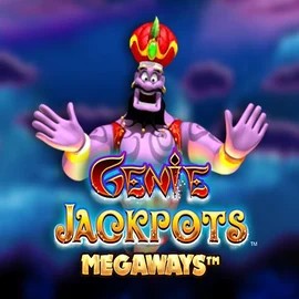 Genie Jackpots Megaways slot logo by Blueprint Gaming at Casinacho CasinoGenie Jackpots Megaways
