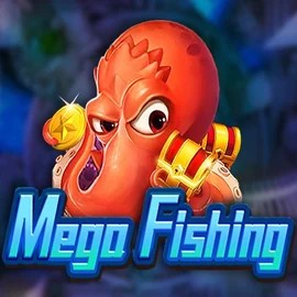 Mega Fishing slot logo by TaDa Gaming at Casinacho CasinoMega Fishing