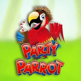 Party Parrot slot logo by Rival at Casinacho CasinoParty Parrot