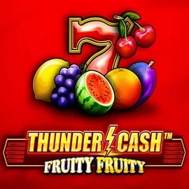 Thunder Cash Fruity Fruity slot logo by Novomatic at Casinacho CasinoThunder Cash Fruity Fruity
