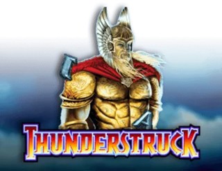 Thunderstruck slot logo by Games Global at Casinacho CasinoThunderstruck