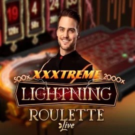 Live Casino logo of XXXtreme Lightning Roulette from Evolution at Casinacho Casino